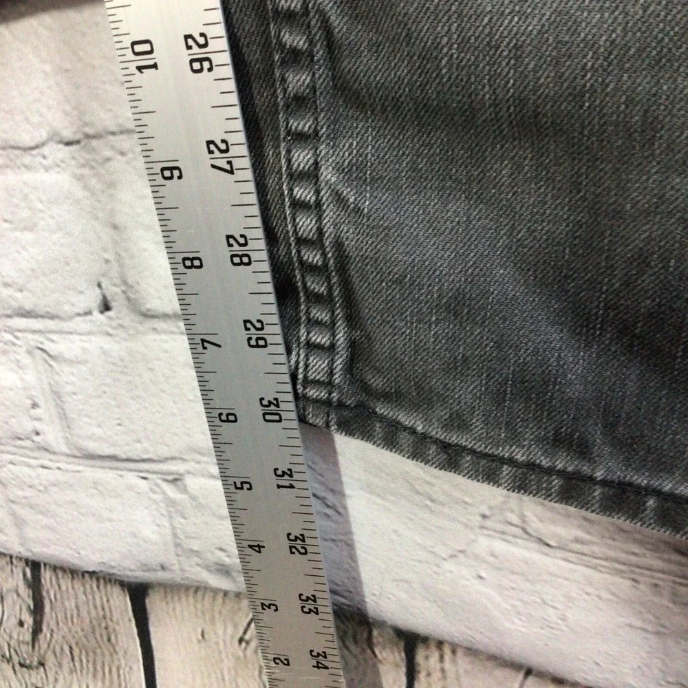 Levis 513 Black Jeans Mens‎ Sz 38X32 Flaws